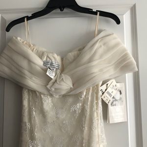 Off white vintage gown.